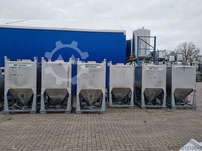 ucon 1850L Silo Eldestahlbehälter Tank