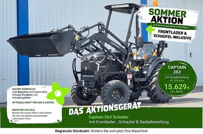 Captain 263 25 PS Traktor Schlepper Black Radialbereifung FL
