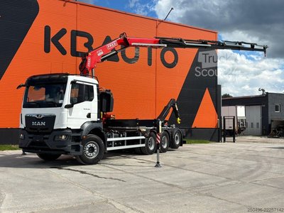 Offener Körper MAN TGS 35.480 8x4*4 FASSI F275 / HYVALIFT 26 ton /... neu