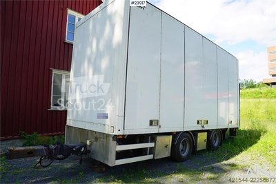 Koffer Ekeri 2-Axle Box Trailer with Tail Lift and Full Side Op gebraucht