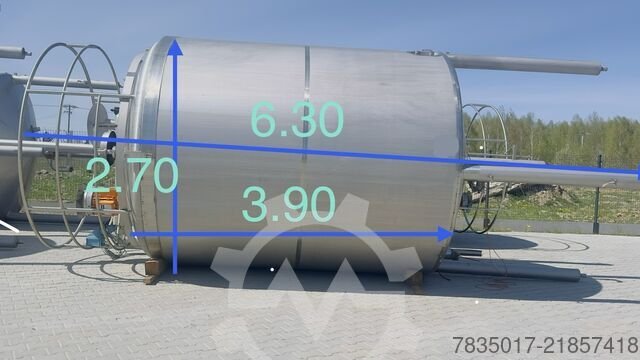 Ziemann Holvrieka Edelstahltanks 15.000 L