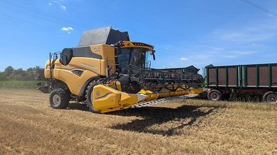 New Holland CX 8.70 ST5 + SW 7,63 VORFÜHRMASACHINE