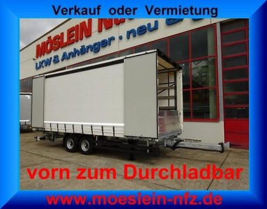 Möslein TPW 105 D Schwebheim Tandem- Planenanhänger Durch