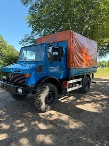 Unimog U1300L U435 Hydraulische Ladebordwand MBB Liftsystems MwSt