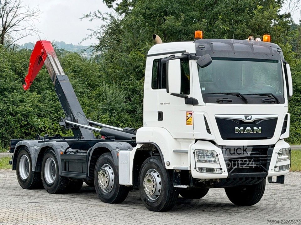Abrollkipper MAN TGS 35.420 * ABROLLKIPPER * 8x4 * TOPZUSTAND gebraucht