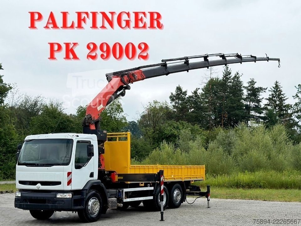 Autokran RENAULT Premium 320* PRITSCHE 6,30m *PK 29002/FUNK* TOP gebraucht