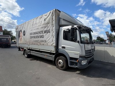 LKW mit Pritsche & Plane MERCEDES-BENZ Atego 1224 EU6 Plane 7,2 m Edscha Verdeck gebraucht
