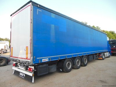 Auflieger mit Pritsche & Plane SCHMITZ CARGOBULL SCS 24/L, LIFTACHSE gebraucht
