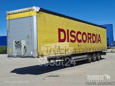 Auflieger mit Pritsche & Plane Schmitz Cargobull Curtainsider Standard gebraucht