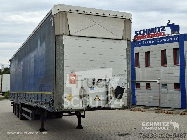 Auflieger mit Pritsche & Plane Schmitz Cargobull Curtainsider Mega gebraucht