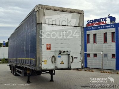 Auflieger mit Pritsche & Plane Schmitz Cargobull Curtainsider Mega gebraucht