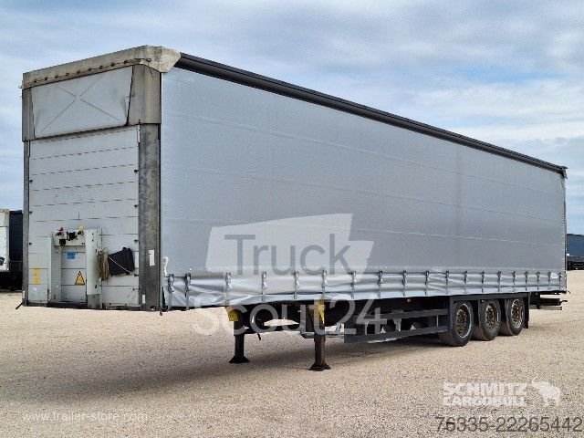 Auflieger mit Pritsche & Plane Schmitz Cargobull Curtainsider Mega gebraucht