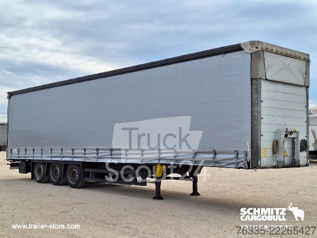 Auflieger mit Pritsche & Plane Schmitz Cargobull Curtainsider Mega gebraucht