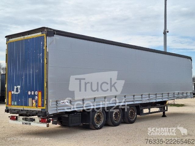 Auflieger mit Pritsche & Plane Schmitz Cargobull Curtainsider Mega gebraucht