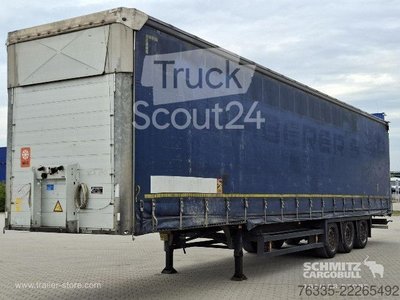 Auflieger mit Pritsche & Plane Schmitz Cargobull Curtainsider Mega gebraucht