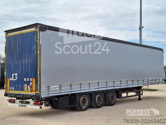 Auflieger mit Pritsche & Plane Schmitz Cargobull Curtainsider Mega gebraucht