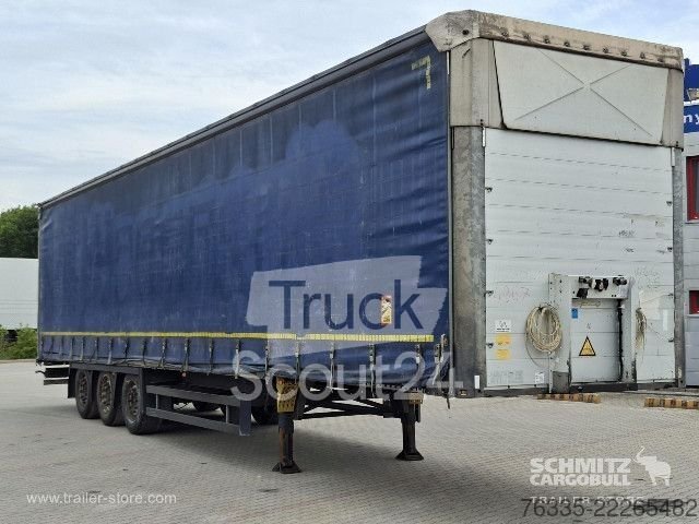 Auflieger mit Pritsche & Plane Schmitz Cargobull Curtainsider Mega gebraucht