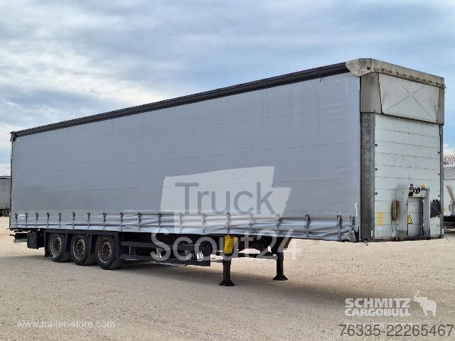 Auflieger mit Pritsche & Plane Schmitz Cargobull Curtainsider Mega gebraucht