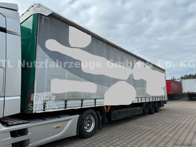Auflieger mit Pritsche & Plane BERGER SAPL 24LTMN light*Mega*Edscha Verdeck*Lift* gebraucht
