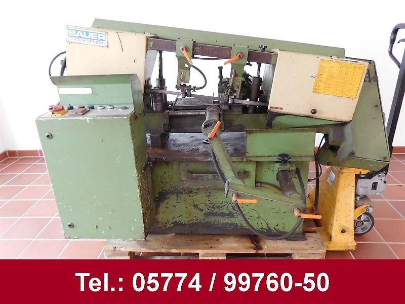 BAUER Maschinenbau Metallbandsäge HS 300 A inkl. 2 x Sägeband NEU