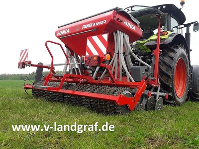 Unia Fenix G 1000/G 3 m Direktsaat-Maschine 9 cm Reihenabstand