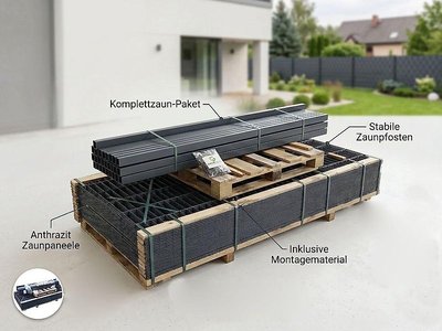 unbekannt Posten Doppelstabmatten (240 Stück = 600 m) - Auktion!