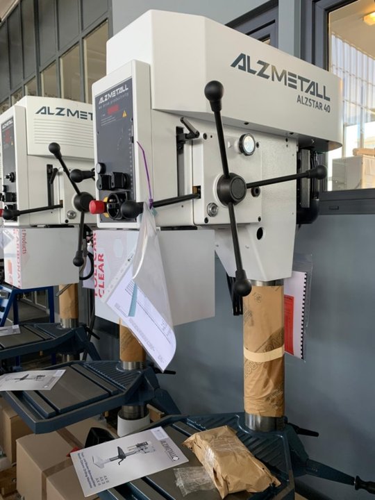 Bench Type Drilling Machines ALZMETALL Alzstar 40/SV