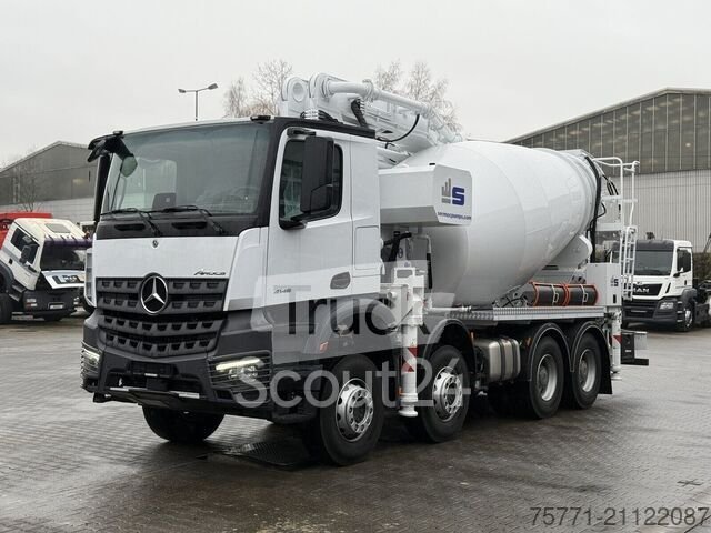 Mixer Mercedes-Benz AROCS 4146 8x4 EURO6 POMPOGRUSZKA SERMAC 4Z28 gebraucht