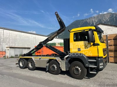 Abrollkipper MAN TGS35.480  E5 AHK 8x4 Retarder Hiab 26t gebraucht