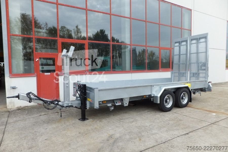 Tieflader Anhänger Möslein TT 11-E6x2  Tieflader für Fräsen breiten Rampen, Neu neu