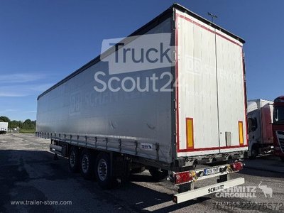 Auflieger mit Pritsche & Plane Schmitz Cargobull Curtainsider Standard gebraucht