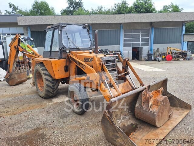Radlader Case 580 F Radlader + Heckbagger  gebraucht