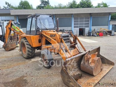 Radlader Case 580 F Radlader + Heckbagger  gebraucht
