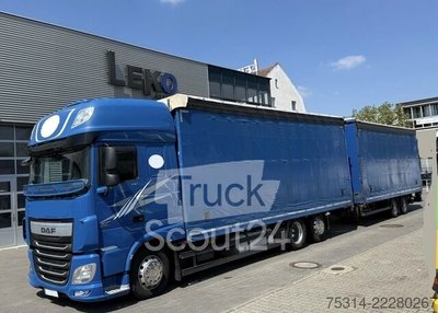 LKW mit Pritsche & Plane daf XF 510 FAN 6X2 Getränkezug (Komplett) gebraucht