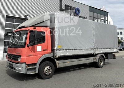 LKW mit Pritsche & Plane mercedes-benz Atego 1222 L Automatik/Klima/AHK gebraucht