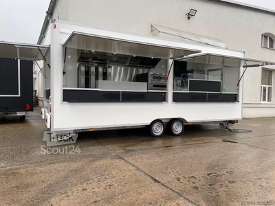 Verkaufsanhänger Imbissanhänger, Grill DÖNER , PIZZA 6,2 DÖNER , PIZZA 6,2 x 2,4 m neu