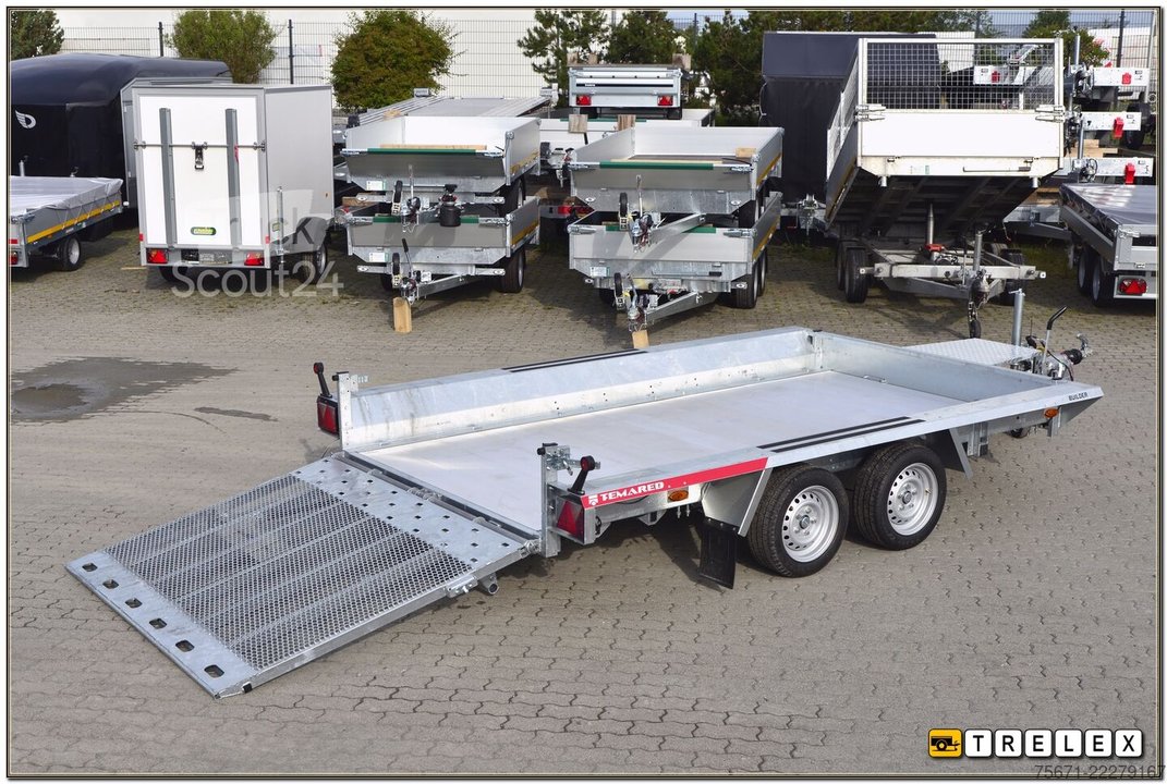 Autotransporter Anhänger TEMA Builder 3 3518S 3500 kg ALUBODEN  -NEU- neu