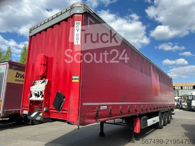 Schiebeplanen Krone SD, Tail Lift, Lifting Axle A gebraucht