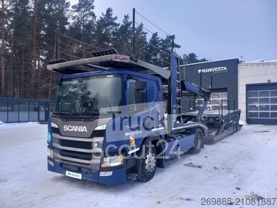 Autotransporter LKW SCANIA P450 + LOHR WXS K2SE gebraucht
