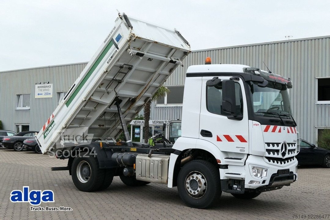 Dreiseitenkipper LKW MERCEDES-BENZ 1846 K Arocs 4x2, Meiller, Klima, Hydr., AHK gebraucht