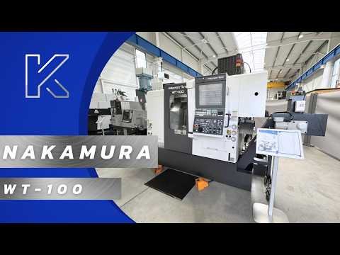 NAKAMURA-TOME WT-100 CNC lathe