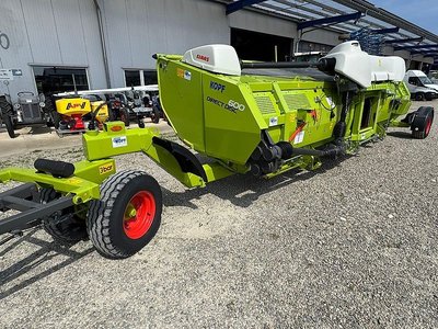 Claas Direct Disc 600 große Walze Ø800, 2 Achs-Wagen
