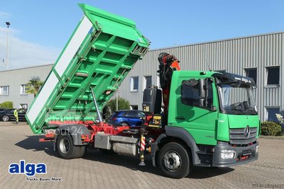 Kipper LKW MERCEDES-BENZ 1630 Atego 4x2, Fassi F120B.2.21, Funk, Greifer gebraucht