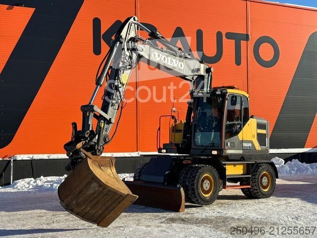 Radbagger Volvo EW 160 E TILTROTATOR / AC / CENTRAL LUBRICATION gebraucht