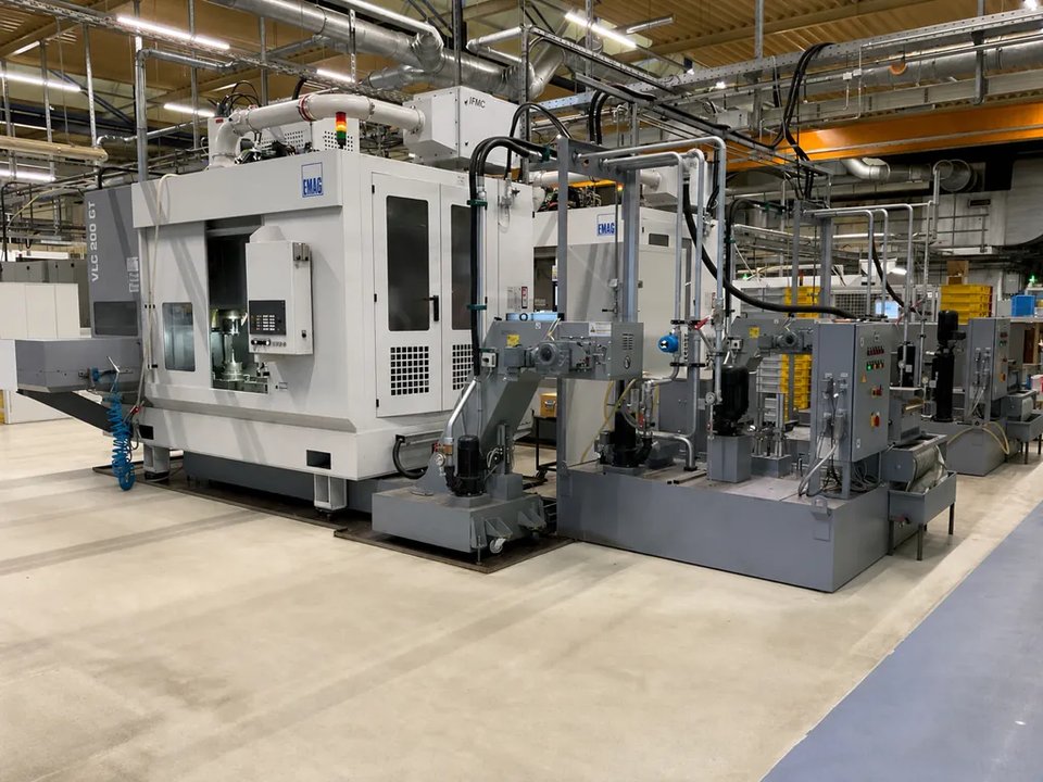 2021 EMAG VLC 200 GT CNC-Schleif-/ Drehmaschine (2x), inkl. LEHNERT Automation