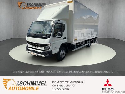 Transporter mit Koffer FUSO Canter 7C18 Kofferaufbau WIELTON LBW LED KAM gebraucht