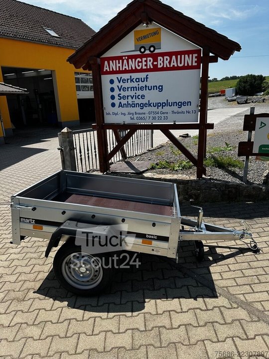 Autotransporter Anhänger Martz Basic 150 Kipp Tieflader Kastenanhänger neu
