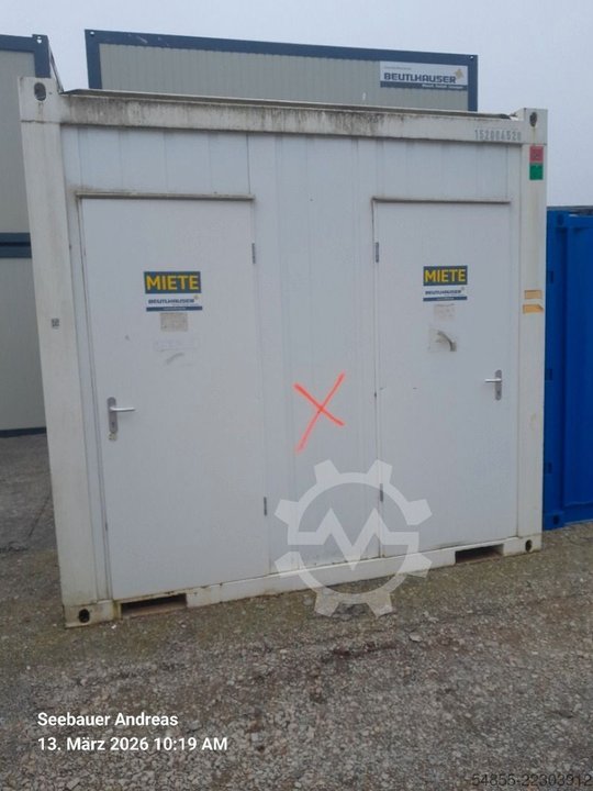 Containex Sanitärcontainer 10' D/H