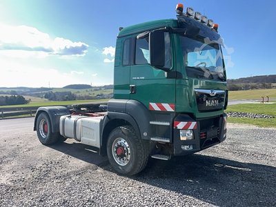 MAN TGS 18.500 4x4H BLS with 2023 Kempf SKD 32/2 3-way tipper semi-trailer