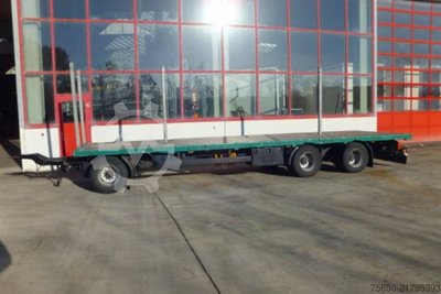  3 Achs  3 Achs Jumbo- Pritschenanhänger mit Steckrungen